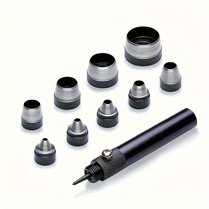 Leatherwork Punch - 10Pcs Hollow Punch Set Heavy‑Duty Leather