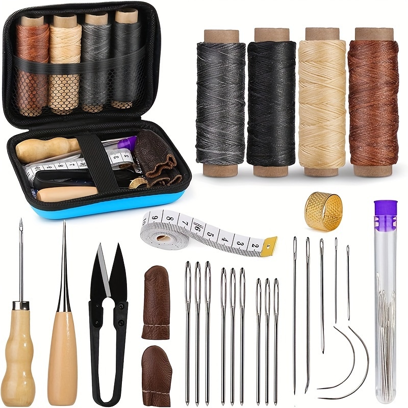 Leatherwork Needles - Leather Sewing Kit, Leather Repair Kit