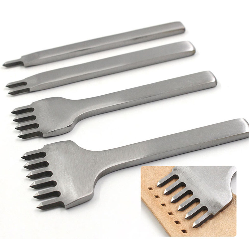 3/4/5/6mm Spacing Punch Tool F - Leatherwork Punch ulasan dan harga