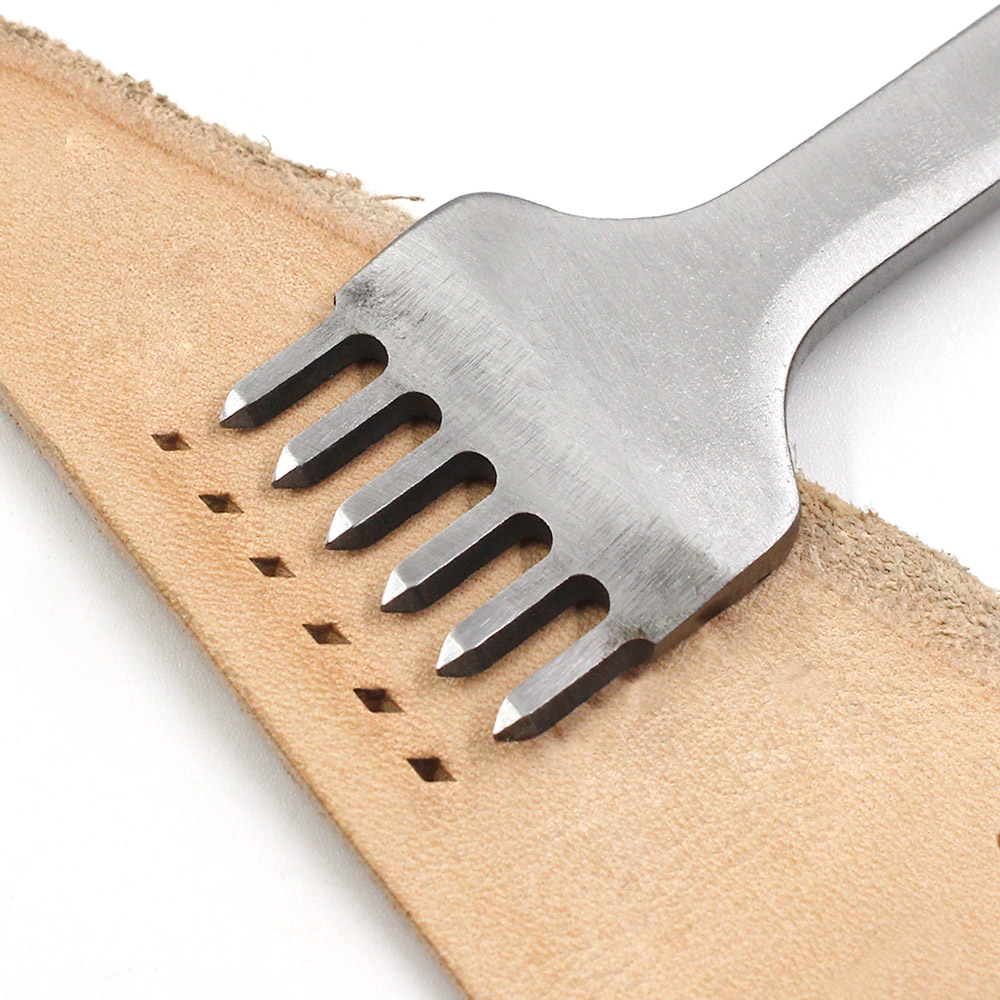 3/4/5/6mm Spacing Punch Tool F - Leatherwork Punch ulasan dan harga