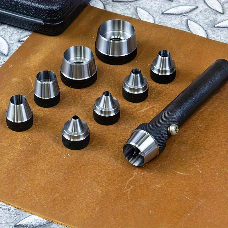 10Pcs Hollow Punch Set Heavy‑D - Leatherwork Punch ulasan dan harga