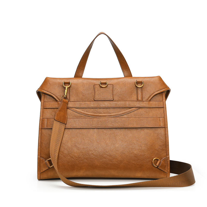100% genuine leather Vintage S - Leather Work Womens Backpack ulasan dan harga