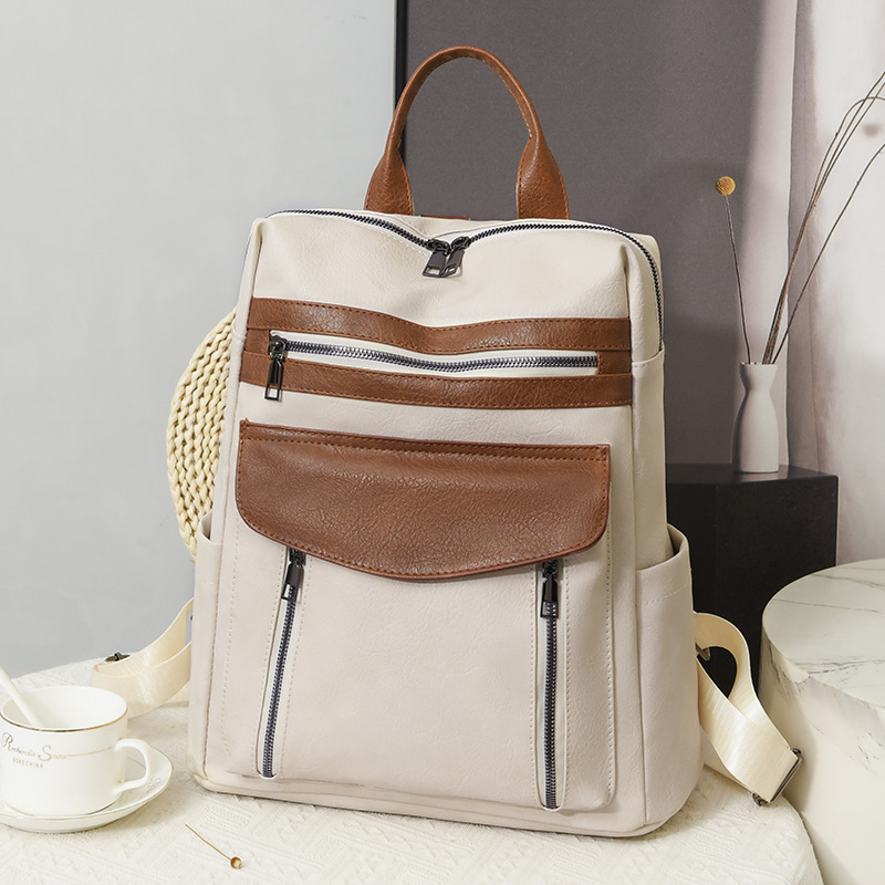 New Arrival Leather Laptop PU  - Leather Work Womens Backpack ulasan dan harga