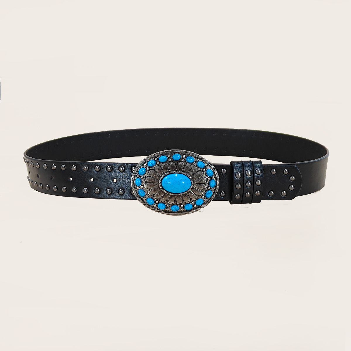 Men and women's casual Punk Ri - Leather Work Western ulasan dan harga