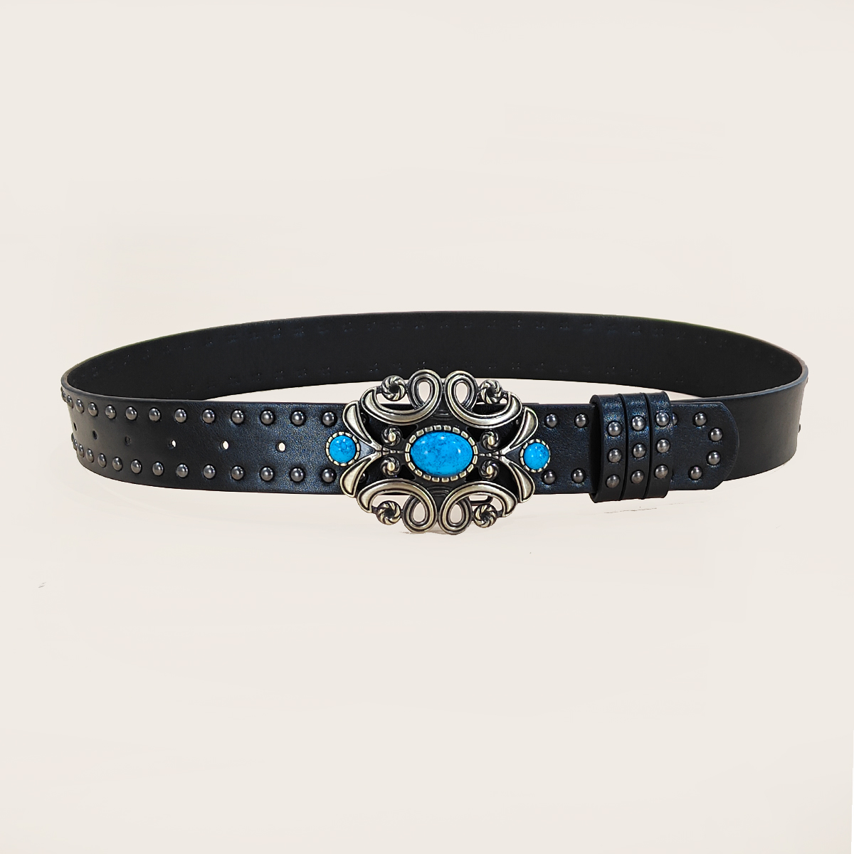Men and women's casual Punk Ri - Leather Work Western ulasan dan harga