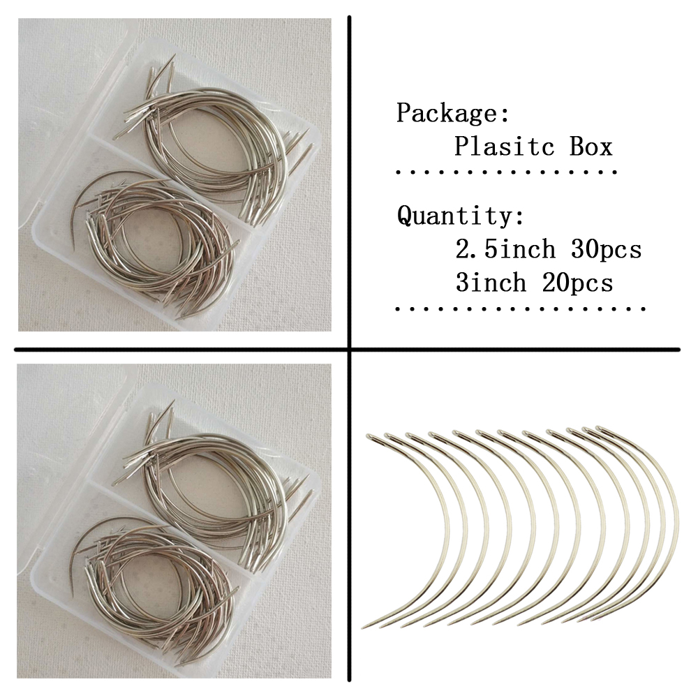 C Type Curved Of Wefts Weaving - Leatherwork Needles ulasan dan harga