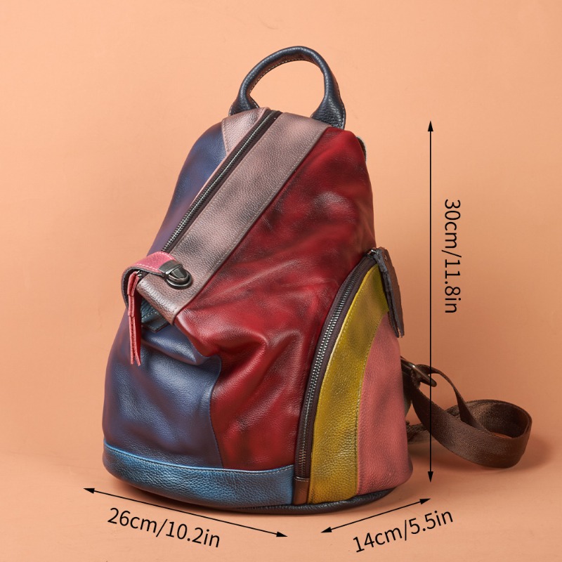 Vintage Elegant Work Backpack  - Leather Work Womens Backpack ulasan dan harga