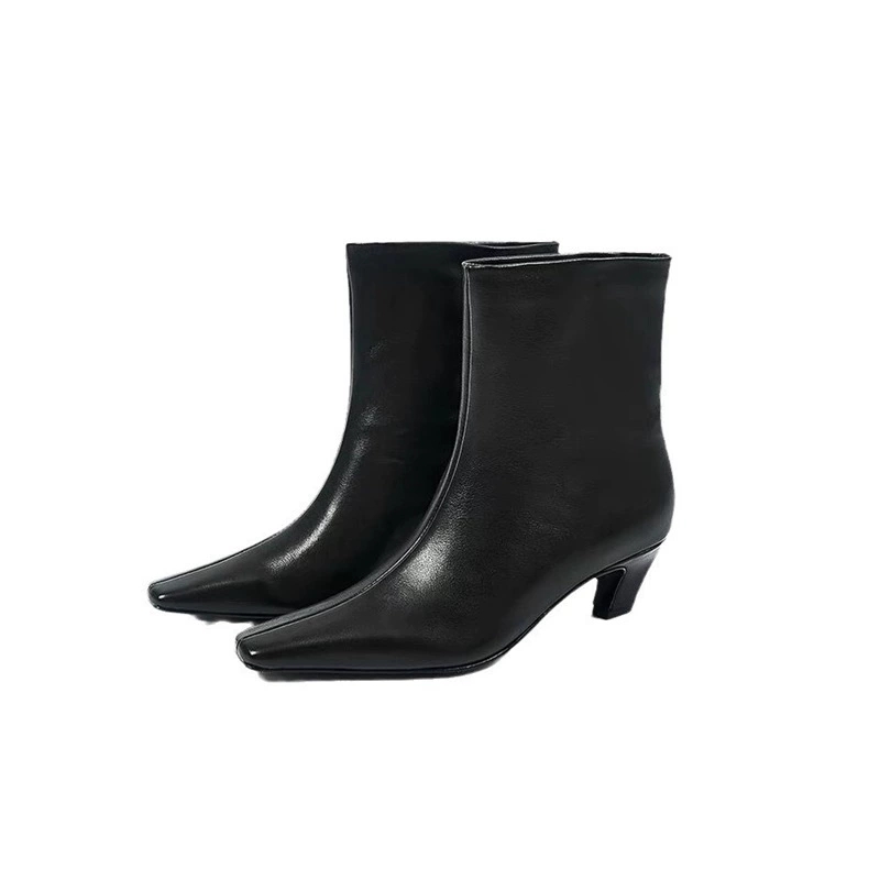 AIYKAZYSDL 2025 Square Toe Ank - Leather Work Western ulasan dan harga