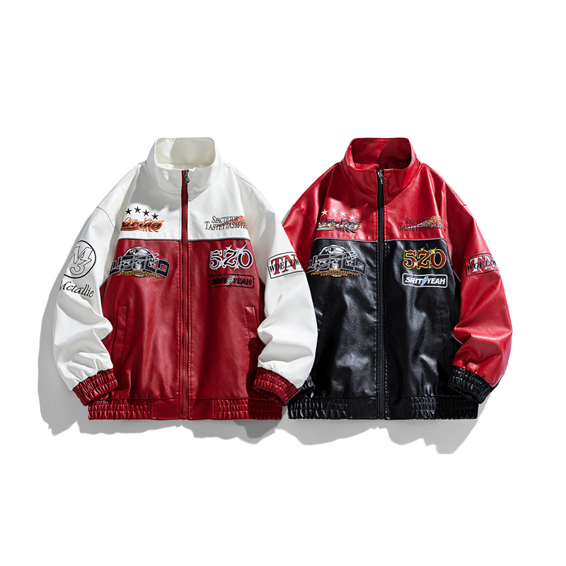 Trend Handsome Winter Outdoor  - Leather Work Jacket ulasan dan harga
