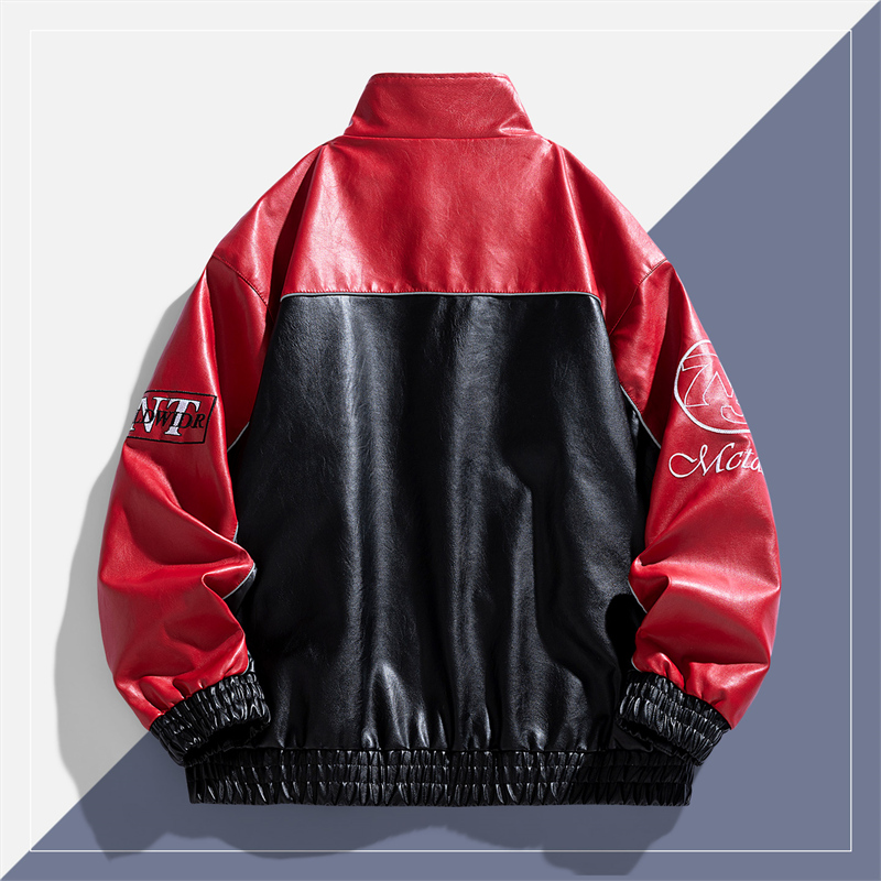 Trend Handsome Winter Outdoor  - Leather Work Jacket ulasan dan harga