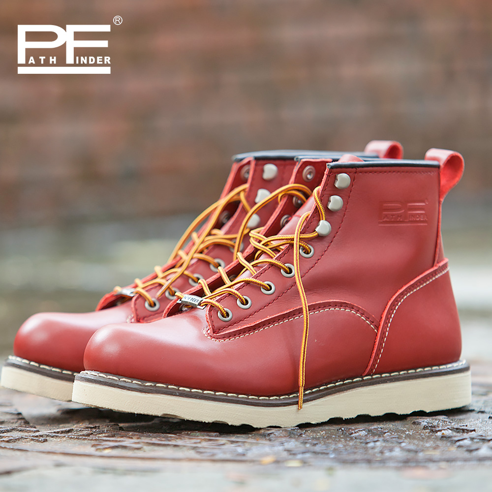 pf Men's Fashion Genuine Leath - Leather Work Western ulasan dan harga
