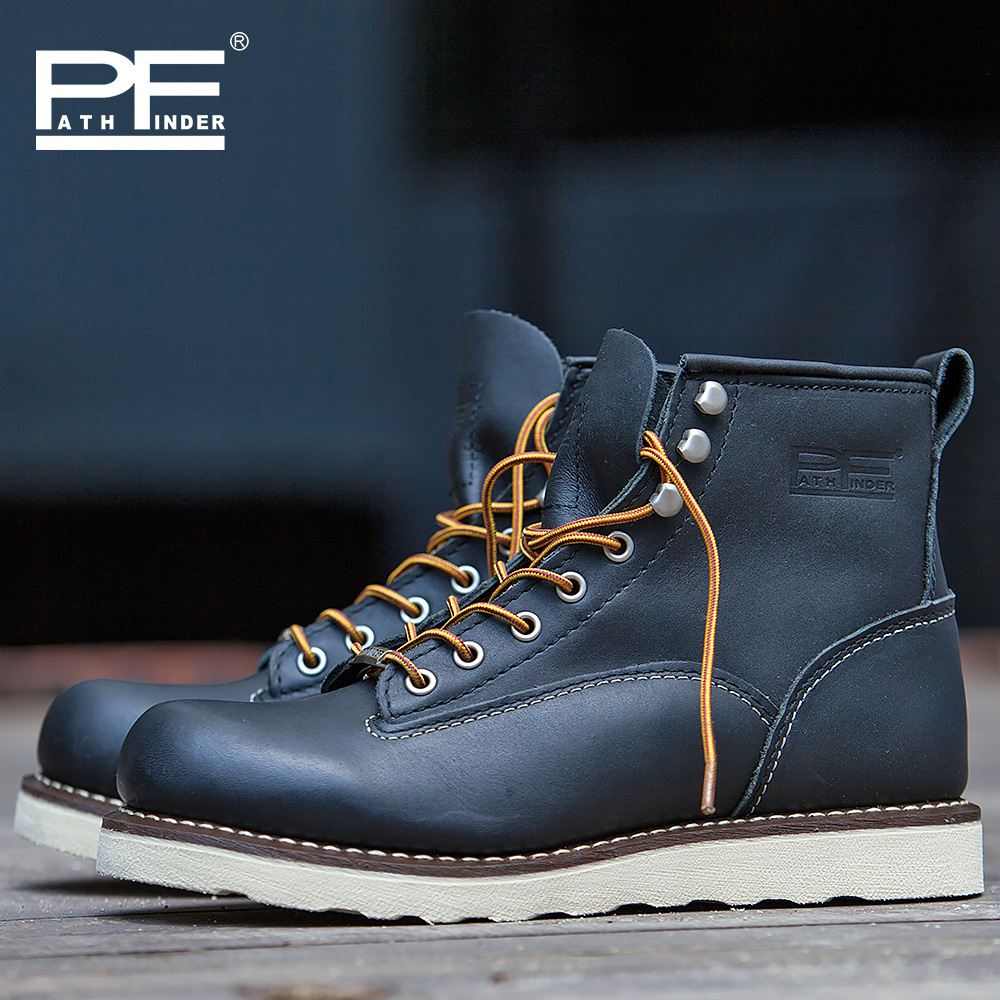 pf Men's Fashion Genuine Leath - Leather Work Western ulasan dan harga