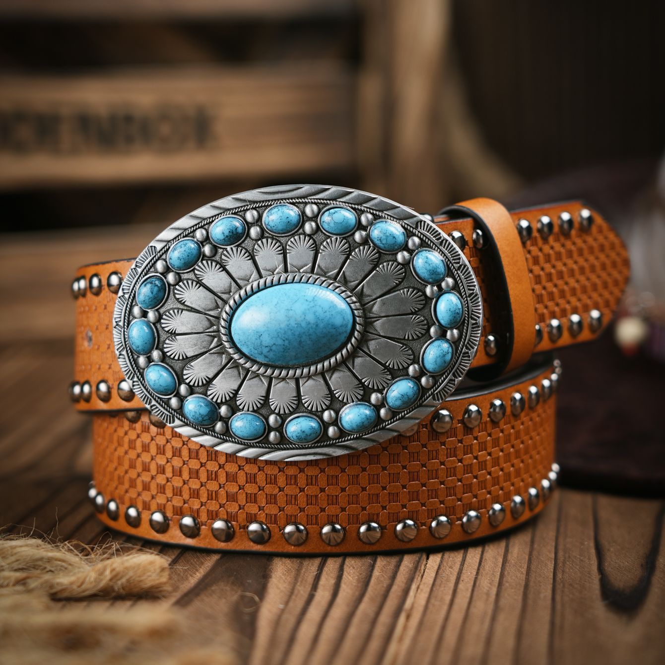 A Men's and Women's Casual Ret - Leather Work Western ulasan dan harga