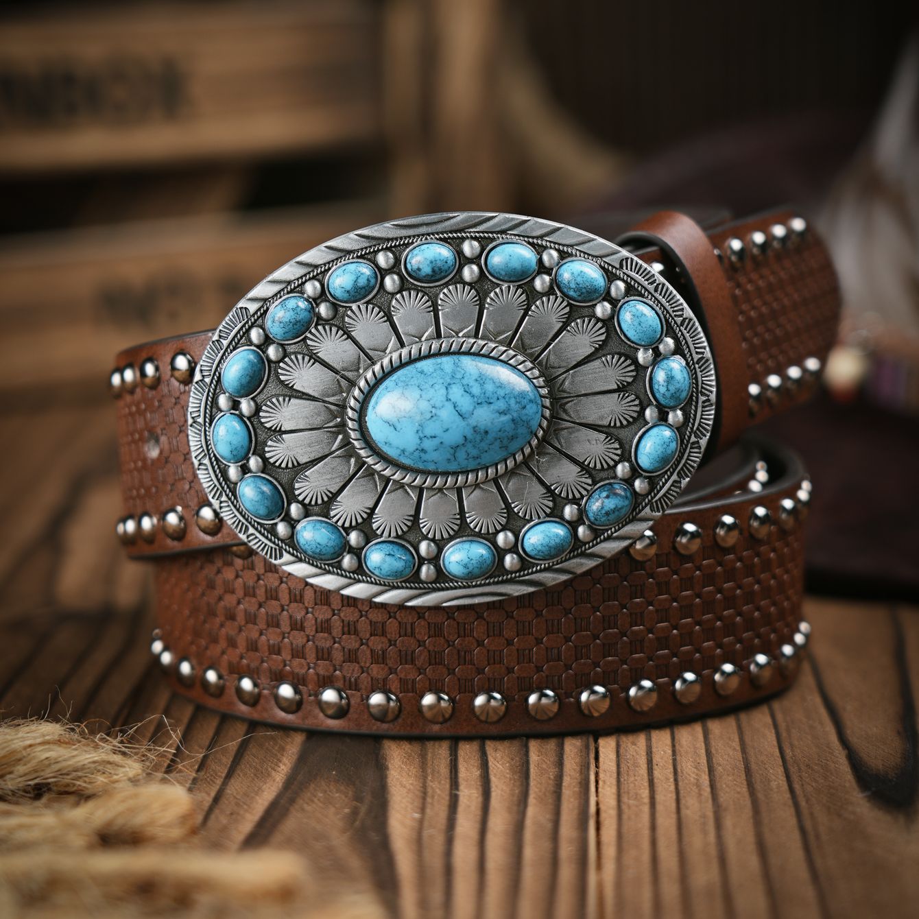 A Men's and Women's Casual Ret - Leather Work Western ulasan dan harga