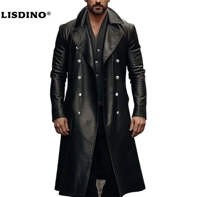 Leather Jacket Men Winter Flee - Leather Work Jacket ulasan dan harga