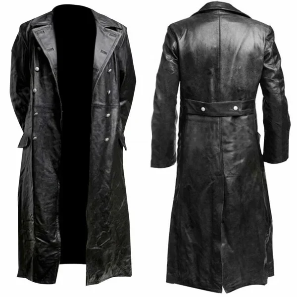 Leather Jacket Men Winter Flee - Leather Work Jacket ulasan dan harga
