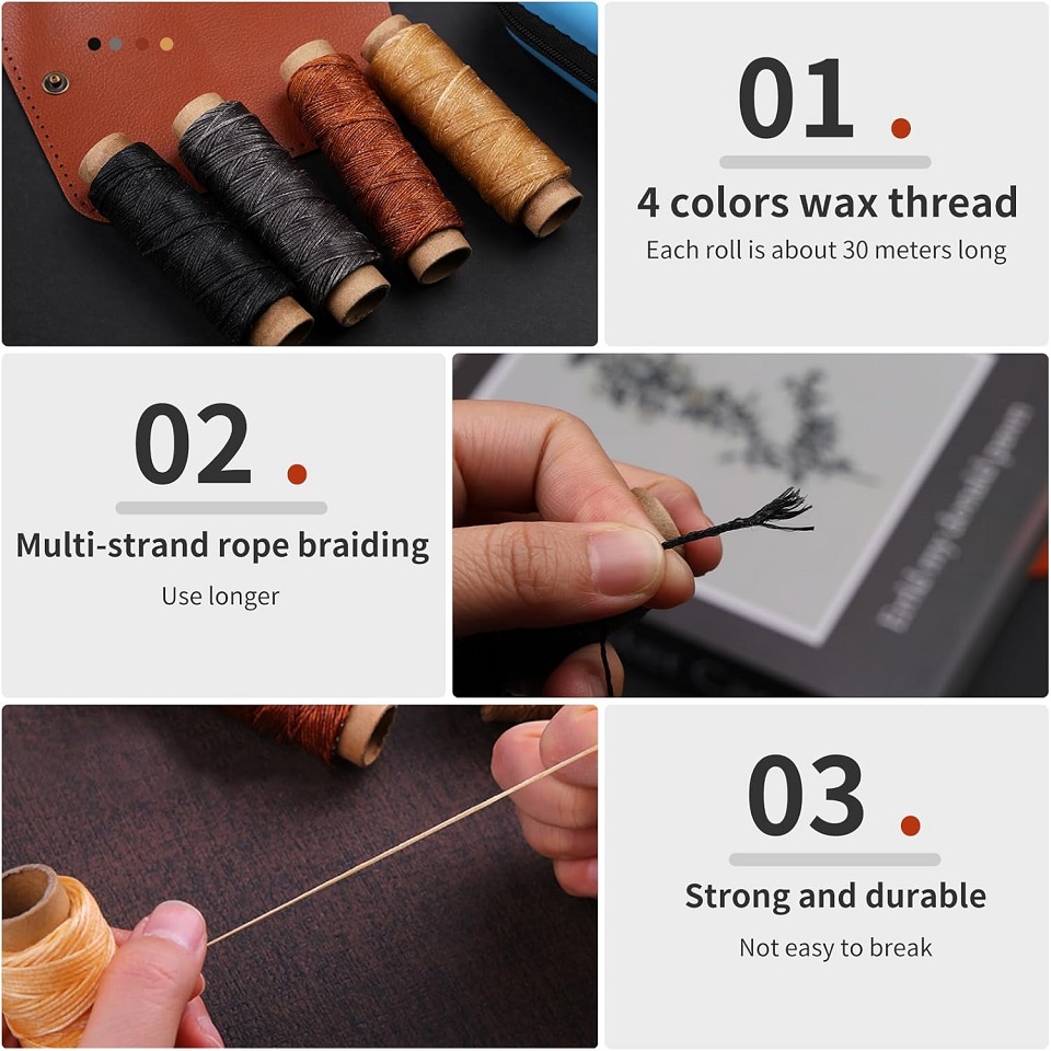 BUDDUR Leather Sewing Tools Ki - Leatherwork Needles ulasan dan harga