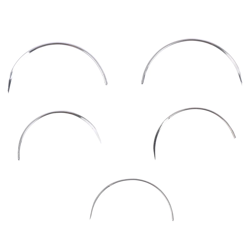 10Pcs Metal 1/2 Corner Medical - Leatherwork Needles ulasan dan harga