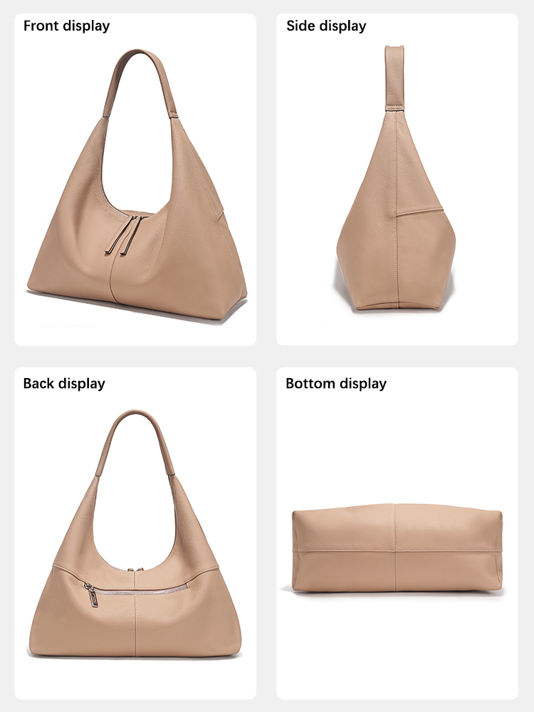 Zency Large Capacity Tote Bag  - Leather Work Bag ulasan dan harga