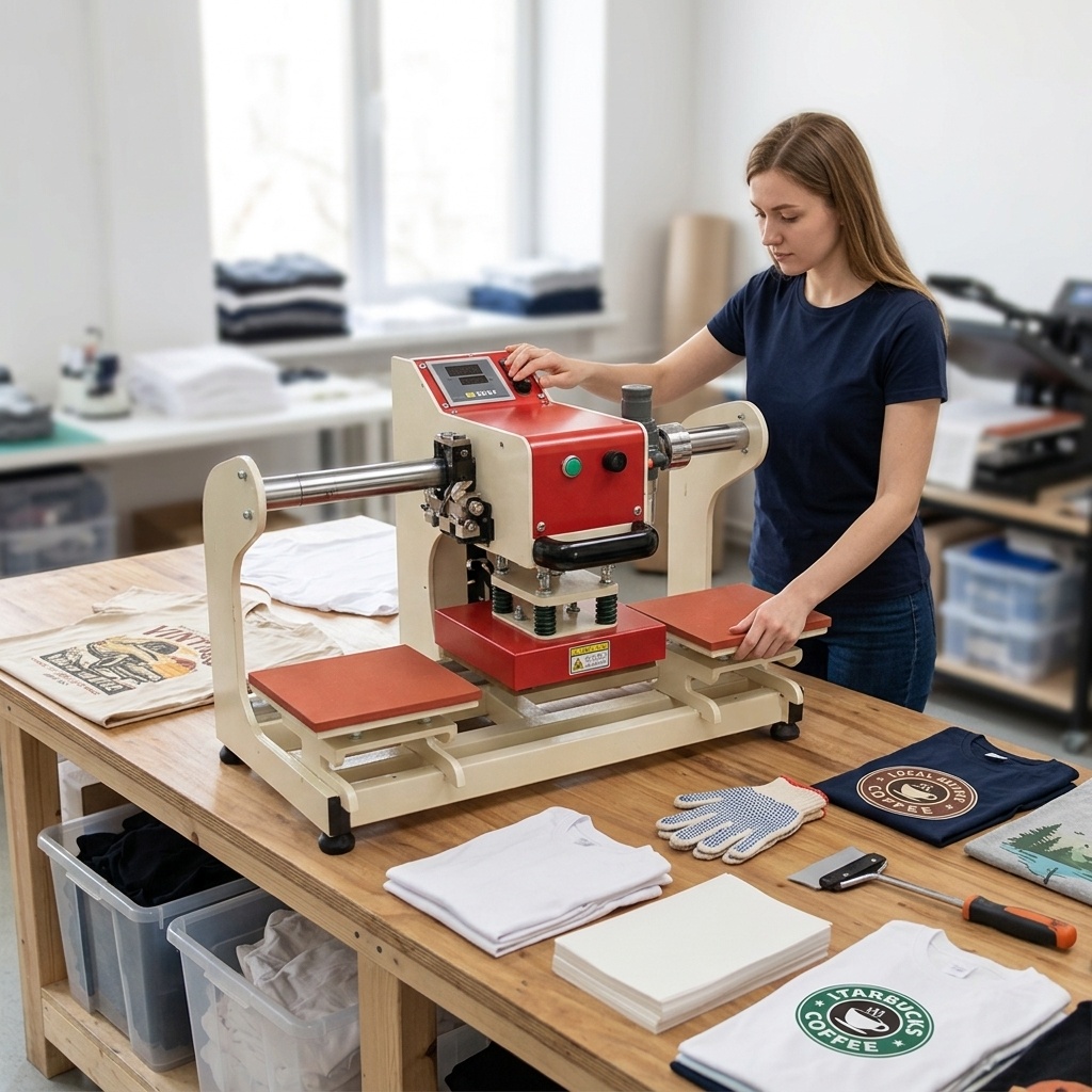 Double Station Heat Press Mach - Leatherwork Hand Press ulasan dan harga