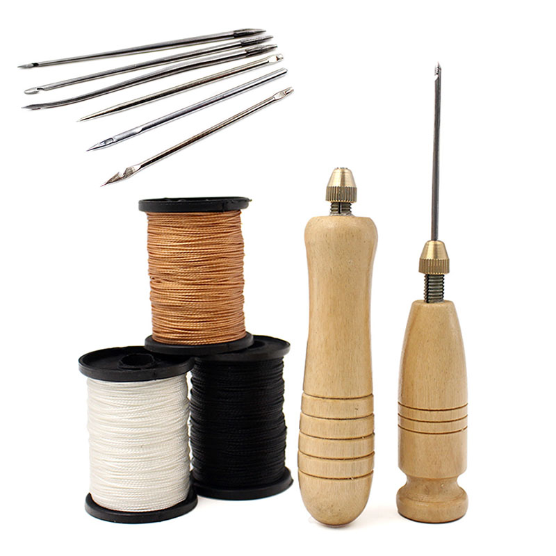 1Set DIY Leather Sewing Awl Ne - Leatherwork Needles ulasan dan harga