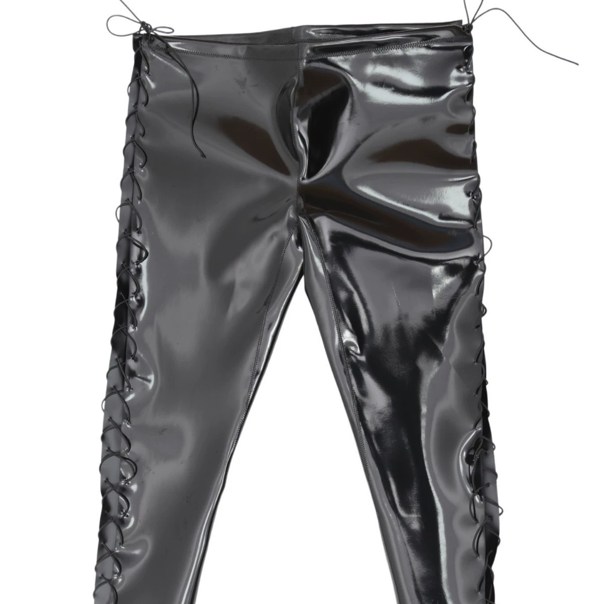 Sexy Men Waterproof PU Elastic - Leather Work Pants ulasan dan harga