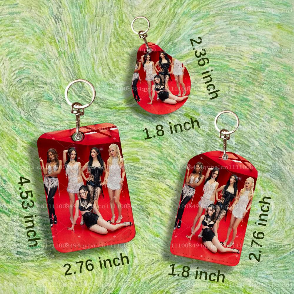K-KATSEYE Animal Wild Keychain - Wildes Leatherwork ulasan dan harga