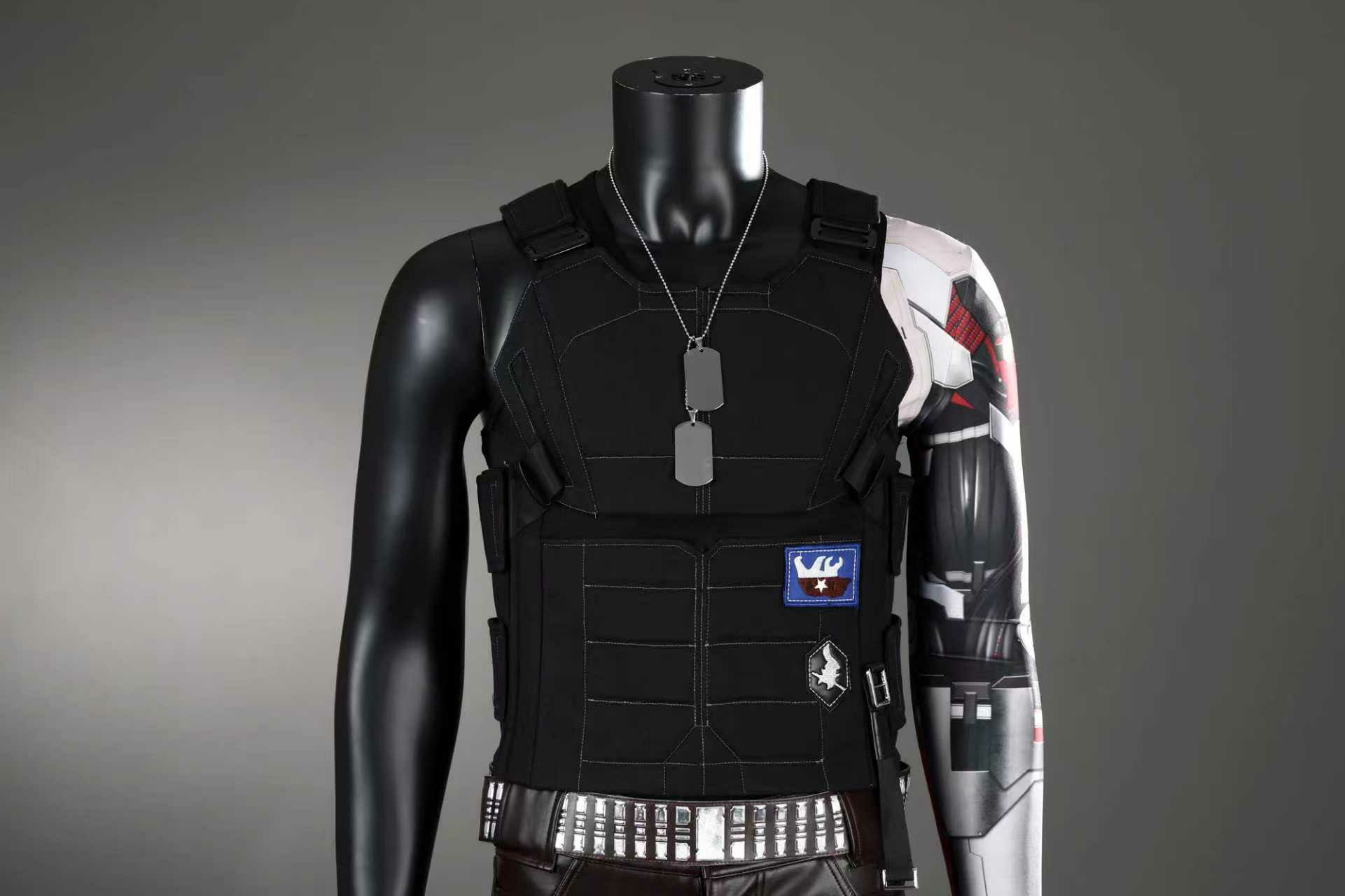 Johnny silverhand Cosplay Cost - Leather Work Pants ulasan dan harga