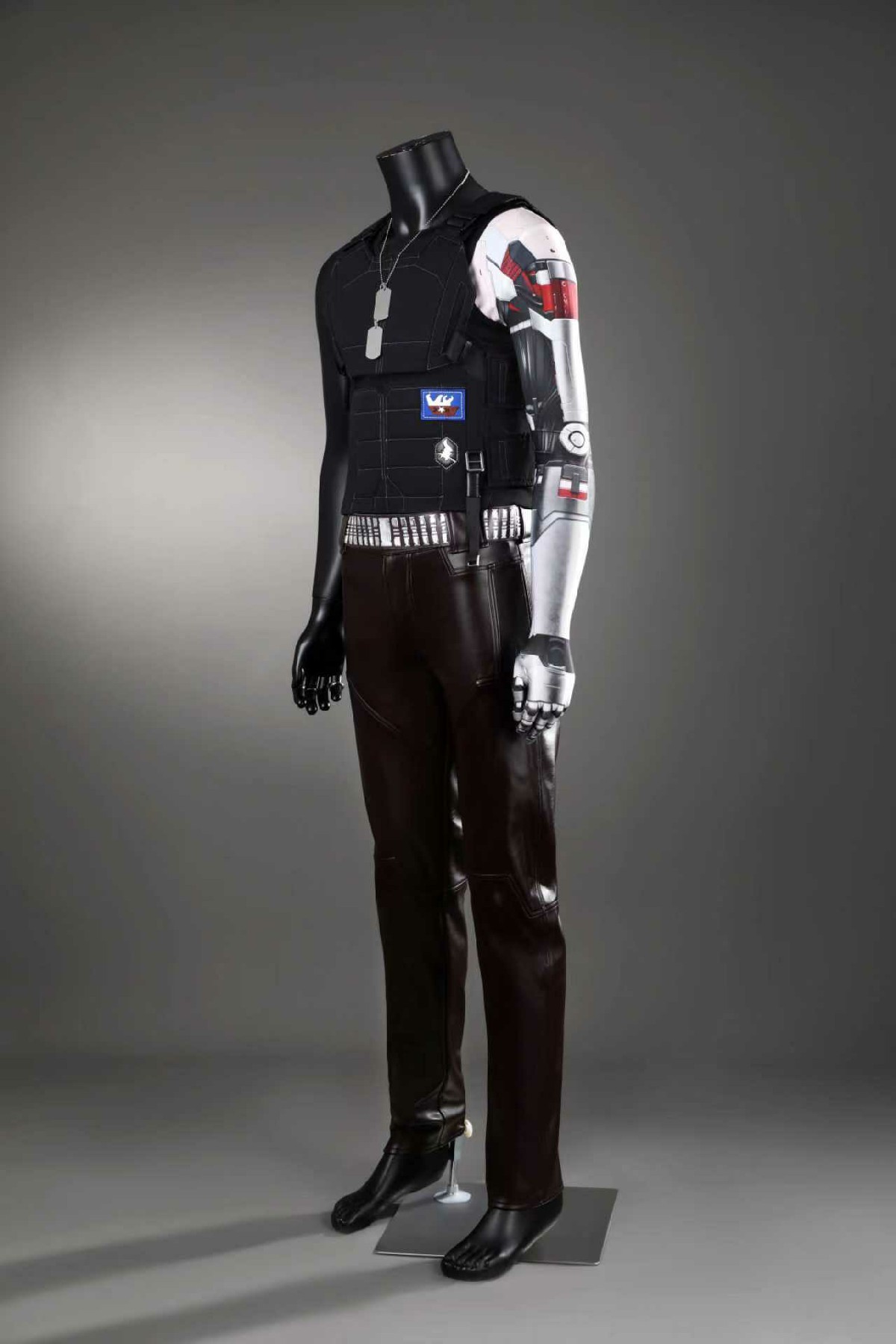 Johnny silverhand Cosplay Cost - Leather Work Pants ulasan dan harga