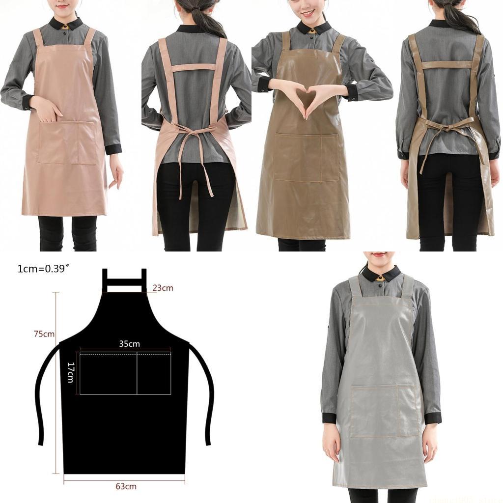 QX2E Artificial Leather Waterp - Leatherwork Apron ulasan dan harga