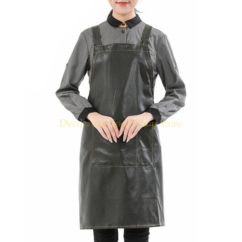 QX2E Artificial Leather Waterp - Leatherwork Apron ulasan dan harga