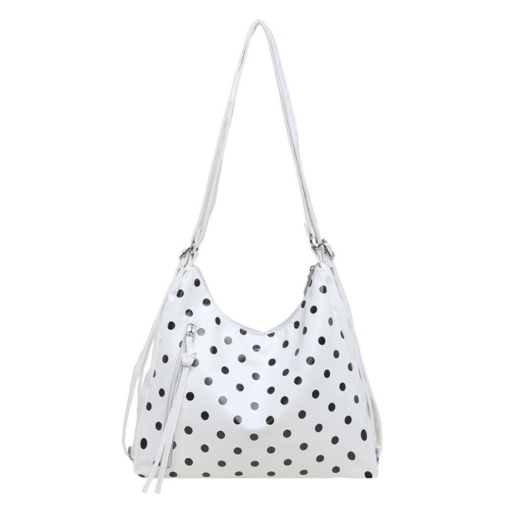 Vintage PU Leather Polka Dot S - Leather Work Womens Backpack ulasan dan harga