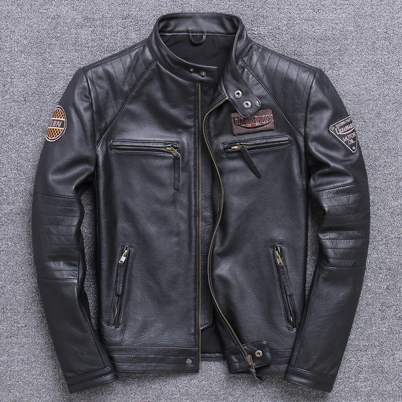 Fashion Biker Jackets Vintage  - Leather Work Jacket ulasan dan harga