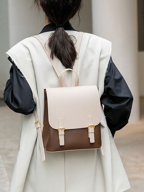 Fashion Women's Small Backpack - Leather Work Womens Backpack ulasan dan harga