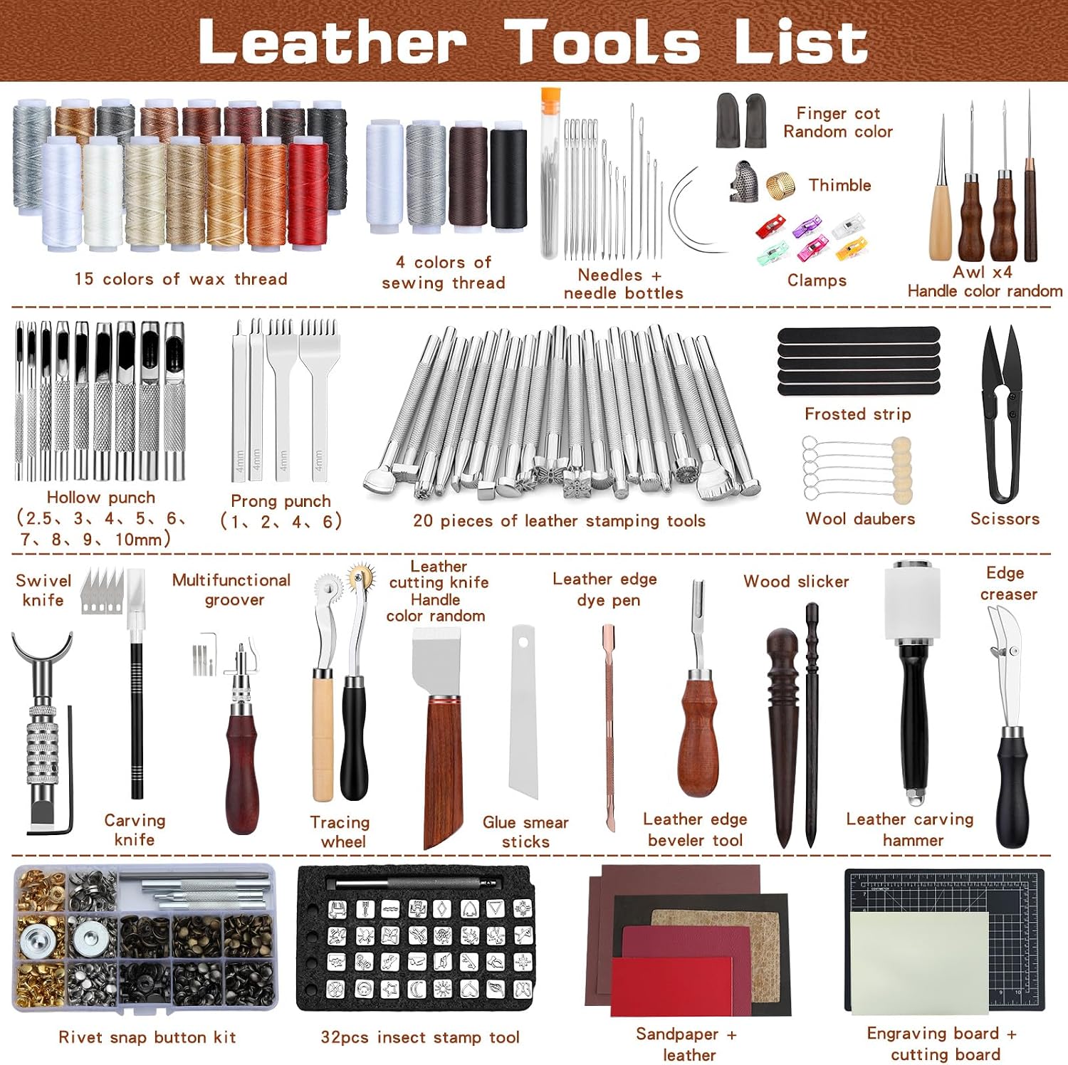 Leather Tooling Kit Leather Cr - Leather Work ulasan dan harga