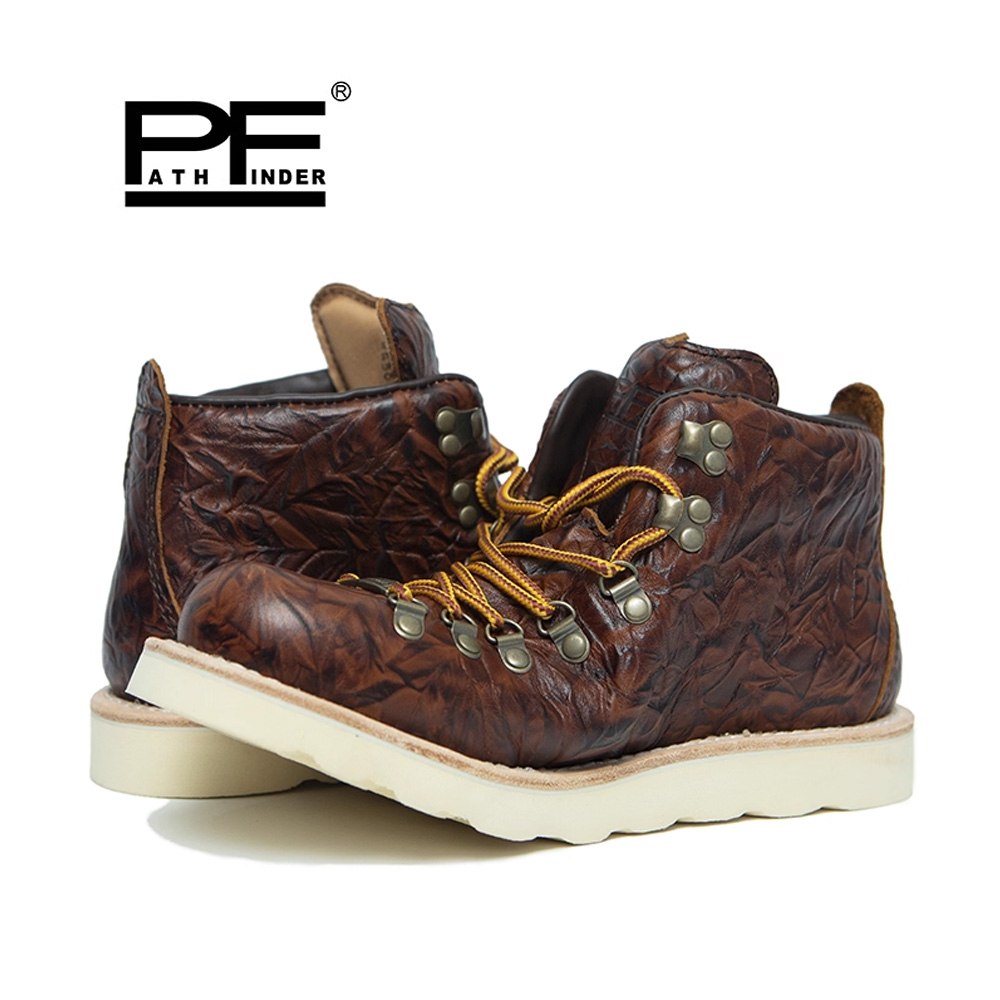 pf Fashion Men's Genuine Leath - Leather Work Western ulasan dan harga