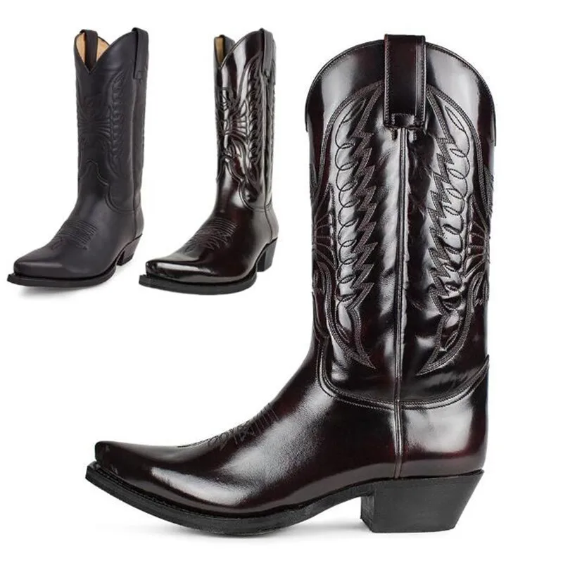 Cowboy Men Women Country Vinta - Leather Work Western ulasan dan harga
