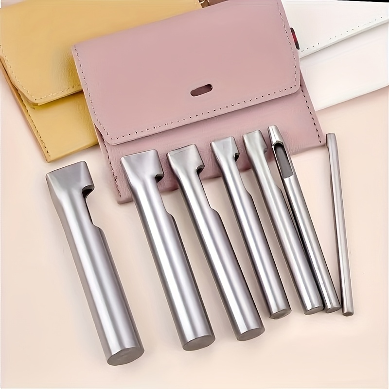 5pcs Leather Oblong Belt Hole  - Leatherwork Punch ulasan dan harga