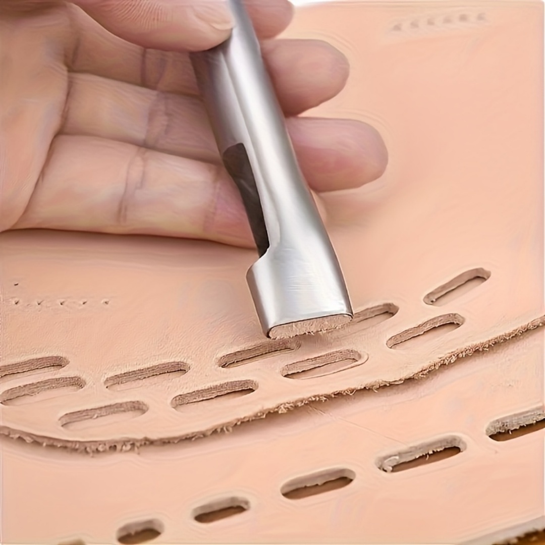 5pcs Leather Oblong Belt Hole  - Leatherwork Punch ulasan dan harga