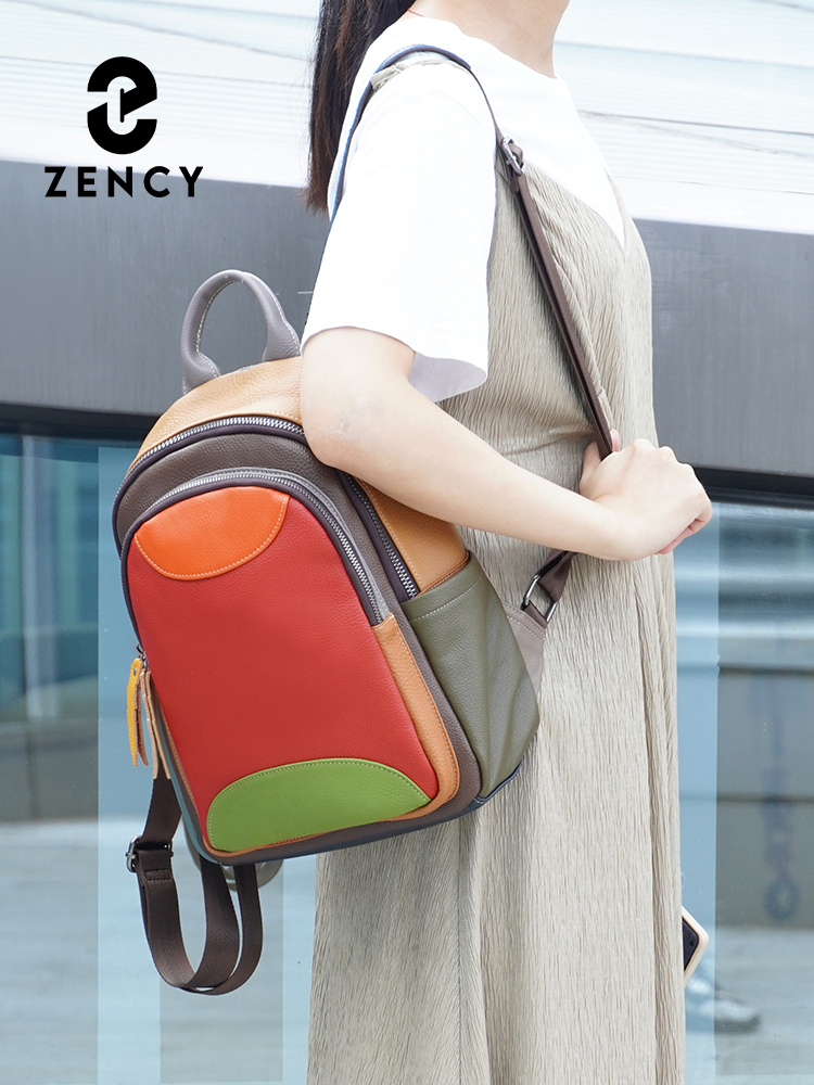 Zency Women's Genuine Leather  - Leather Work Womens Backpack ulasan dan harga