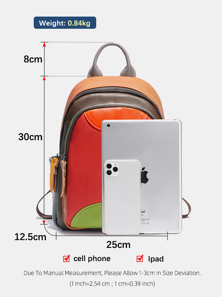 Zency Women's Genuine Leather  - Leather Work Womens Backpack ulasan dan harga