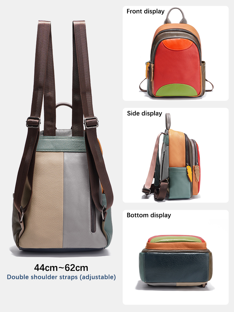 Zency Women's Genuine Leather  - Leather Work Womens Backpack ulasan dan harga