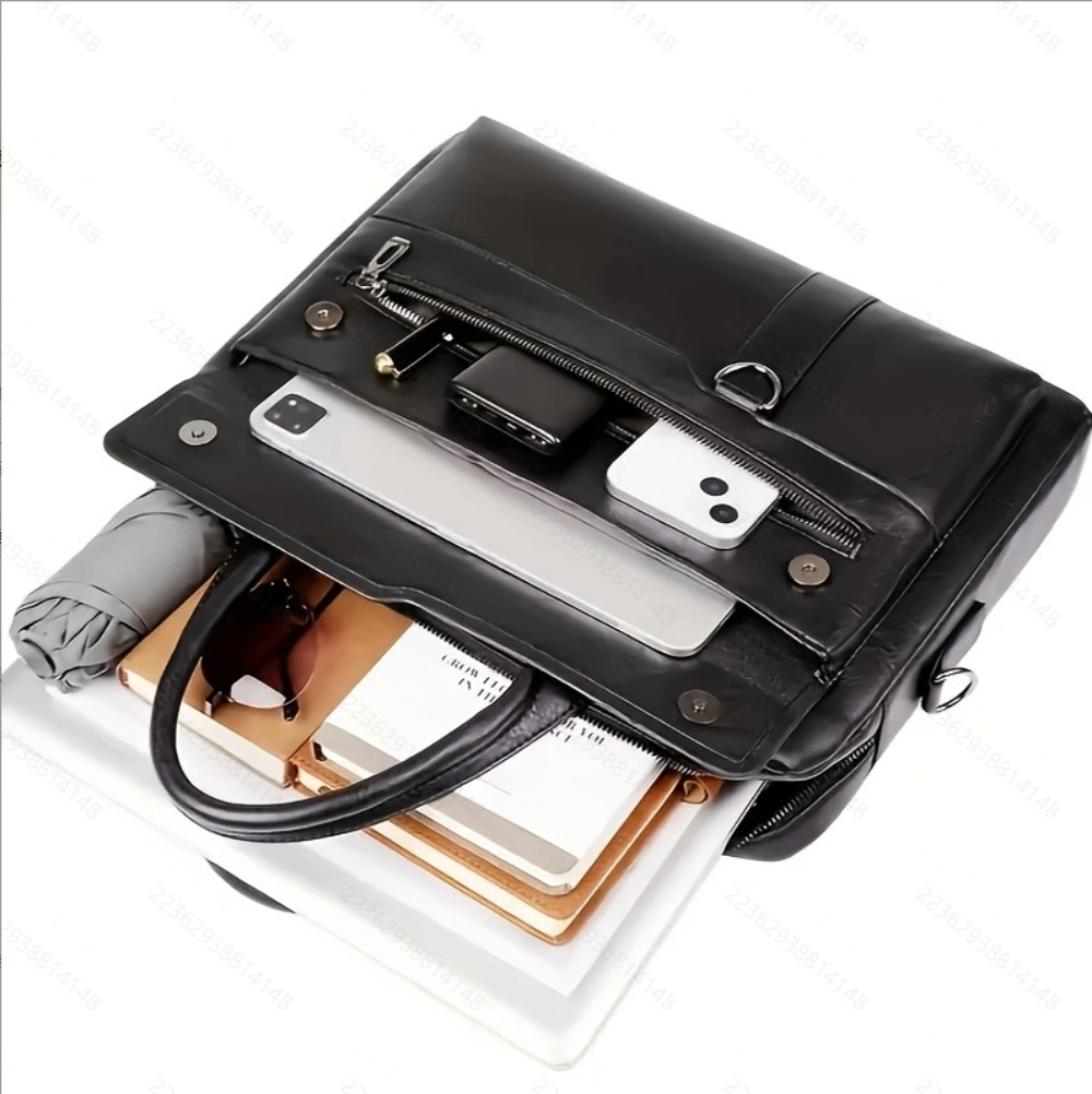 Men's crossbody bag, handbag,  - Leather Work Bag ulasan dan harga