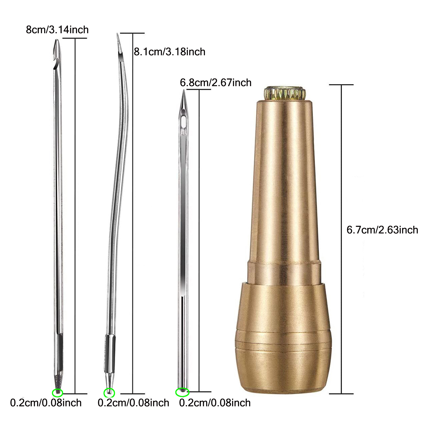 Leather Sewing Kit DIY Leather - Leatherwork Needles ulasan dan harga