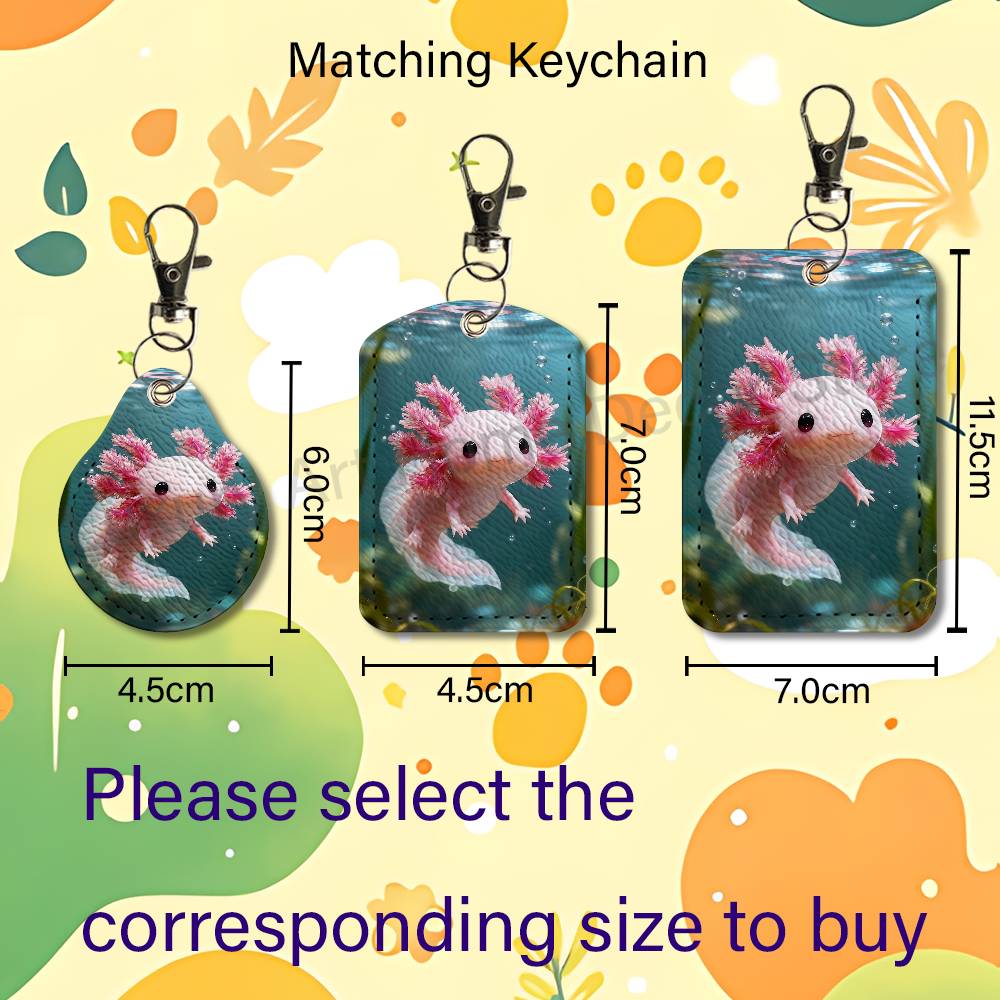 Cute pink A-Axolotl Cartoon Ho - Leather Work ulasan dan harga