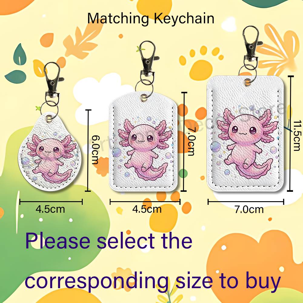 Cute pink A-Axolotl Cartoon Ho - Leather Work ulasan dan harga