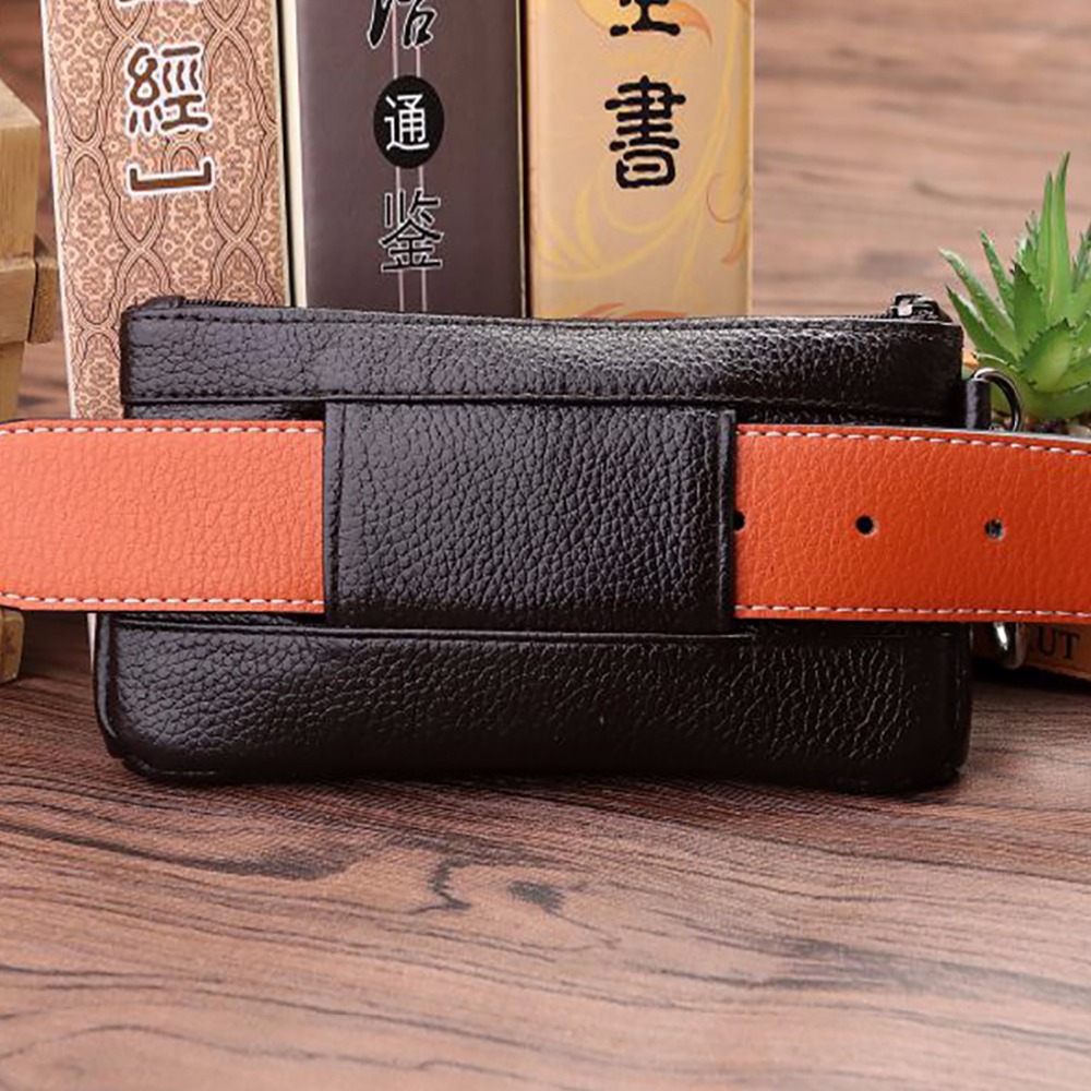 Men Fanny Waist Pack Belt Hip  - Leather Work Bag ulasan dan harga