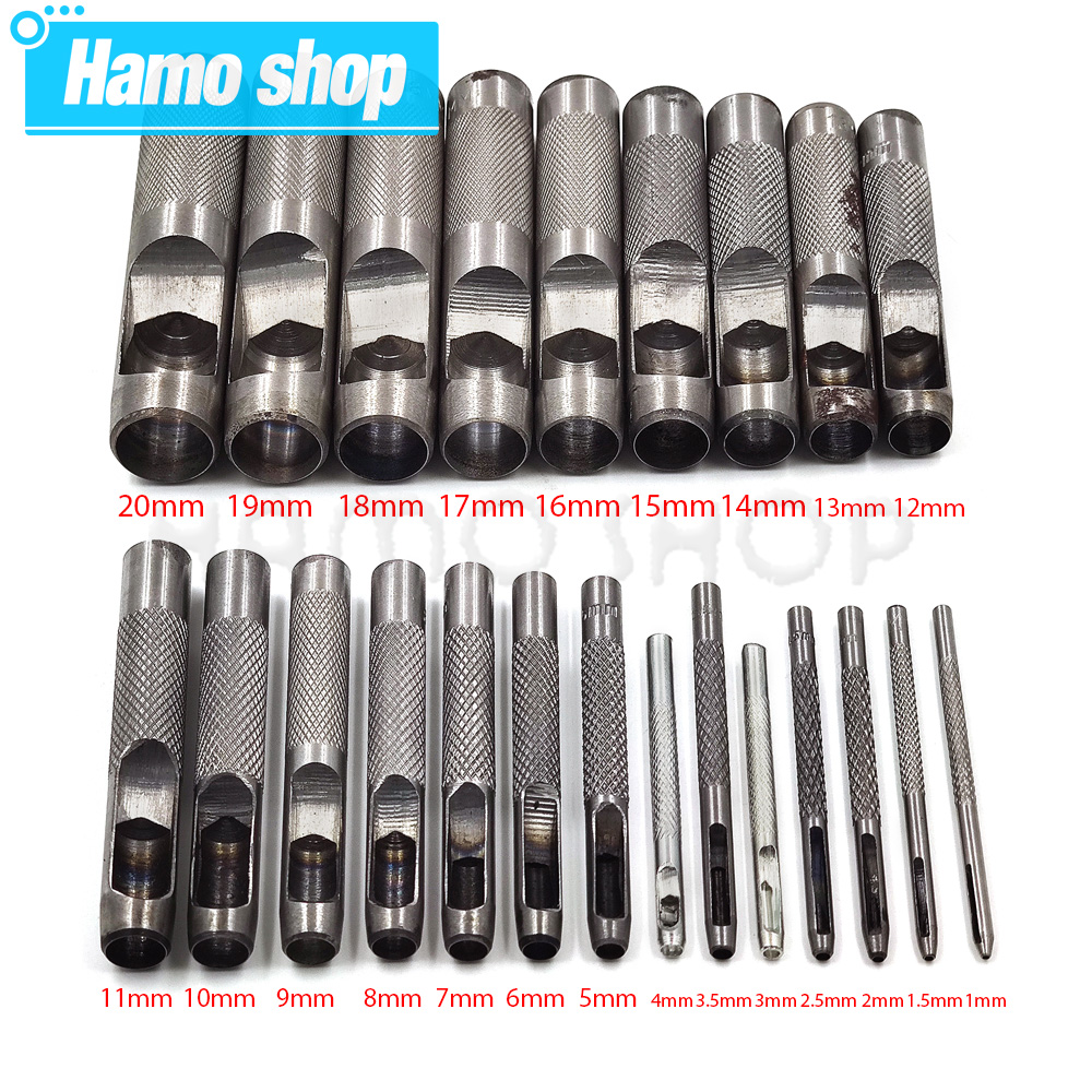 1.0mm-25mm All Size Pick Leath - Leatherwork Punch ulasan dan harga