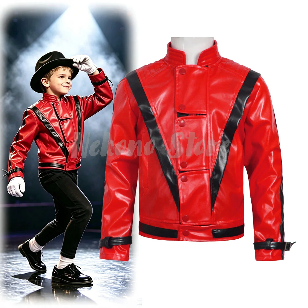 Michael Jackson Thriller Scary - Leather Work Jacket ulasan dan harga
