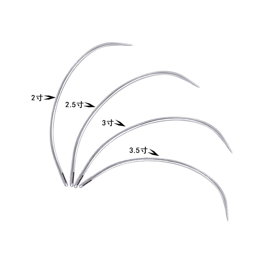 25Pcs C Type Curved Handmade L - Leatherwork Needles ulasan dan harga